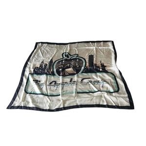 Coach Big Apple Camp Oversized Silk Scarf NWT